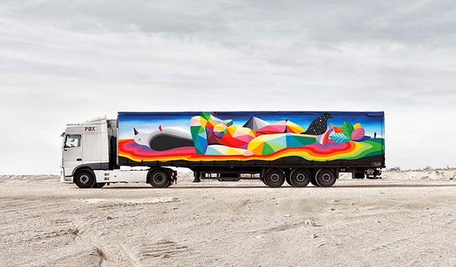 Okuda San Miguel - Truck art project
