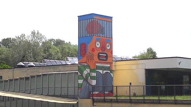 Street art a Pavia – Mr. Thoms, Fabio Petani, Angelarts