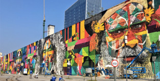 Eduardo Kobra - Todos somos uno, Rio de Janeiro, murales, 2016