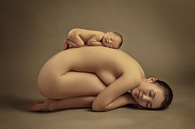 Jiming Lv - Mother and son, People & Portrait category.