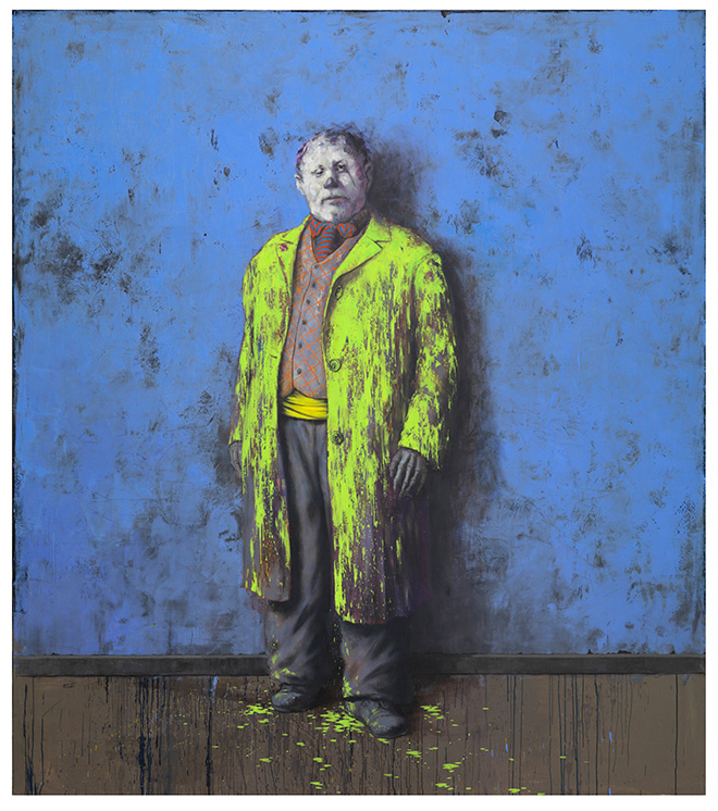Jonas Burgert - Gifter / Velenatore, 2009, olio su tela, 250 x 220 cm. Collezione privata, Basilea. photo © Lepkowski Studios