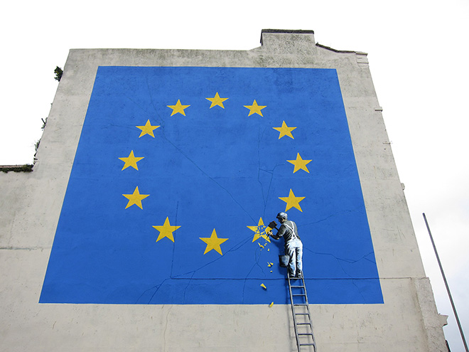 Banksy - La Brexit in un murales