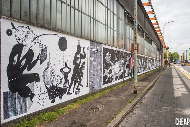 Guerrilla Spam - Cheap, street poster art festival. photo credit: Michele Lapini