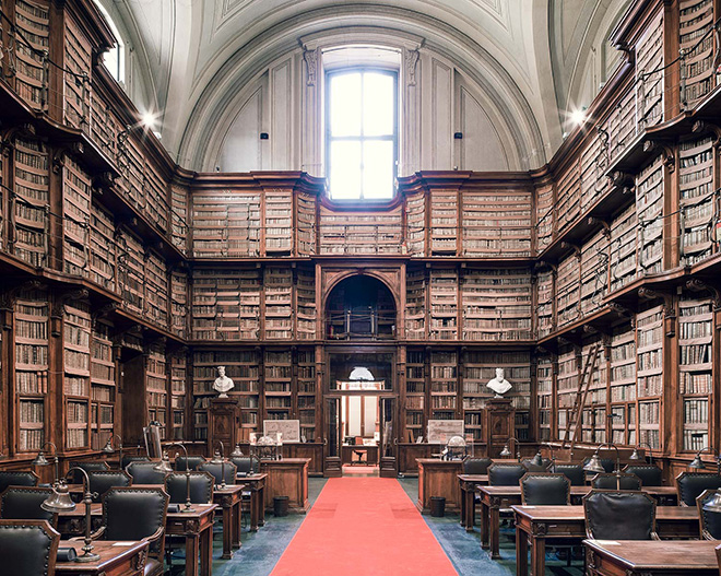 Thibaud Poirier - Libraries, Biblioteca Angelica, Rome Thibaud Poirier - Libraries, Biblioteca Angelica, Rome