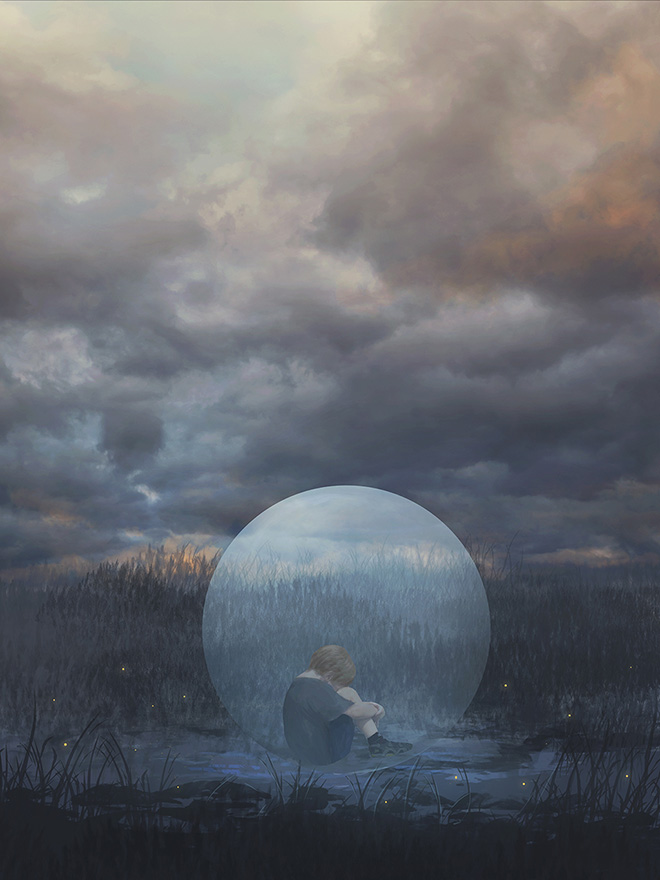 Michael Vincent Manalo - Innocence of Memories, Digital Matte Painting, 80x50cm, 2017 Michael Vincent Manalo - Innocence of Memories, Digital Matte Painting, 80x50cm, 2017