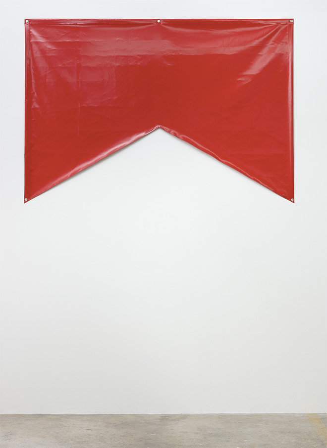 Benjamin HIrte - Vector (Marlboro theme), 2016. PVC 250 x 180 cm. Courtesy of Christian Andersen Gallery