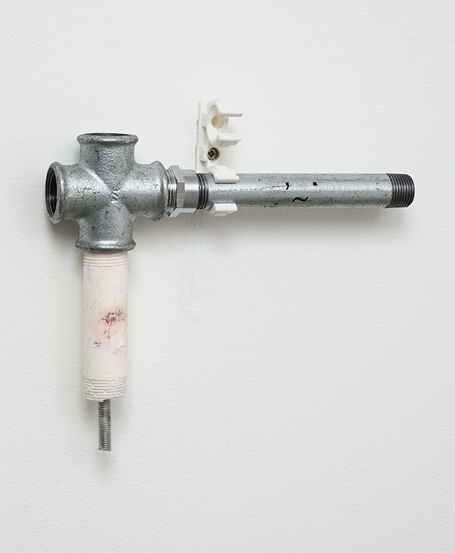 Benjamin Hirte - 2014 Steel, plastic and resin 21 x 23 x 3,8 cm. Courtesy of Christian Andersen Gallery