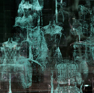 Borondo - Matière Noire, Untitled (detail), Marsiglia, 2017. photo credit: ©Blind Eye Factory Borondo show – Matière Noire