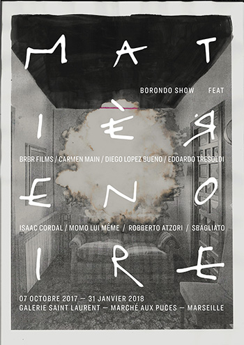 Borondo show - Matière Noire, poster ©A.L. Crego Borondo show - Matière Noire, poster ©A.L. Crego