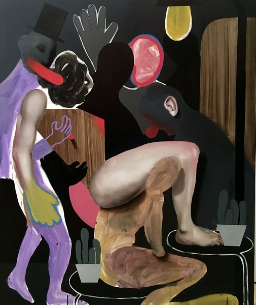 Giuliano Sale - Wrong Deposition, 2017, olio su tela 120x130 cm 