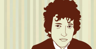 Bob Dylan - Illustrazione di @Annalisa Grassano