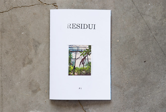 Livio Ninni - RESIDUI, fanzine. Pagine: 32. Dimensioni: 16×23,5 cm. Limited Edition: n.100 copie firmate