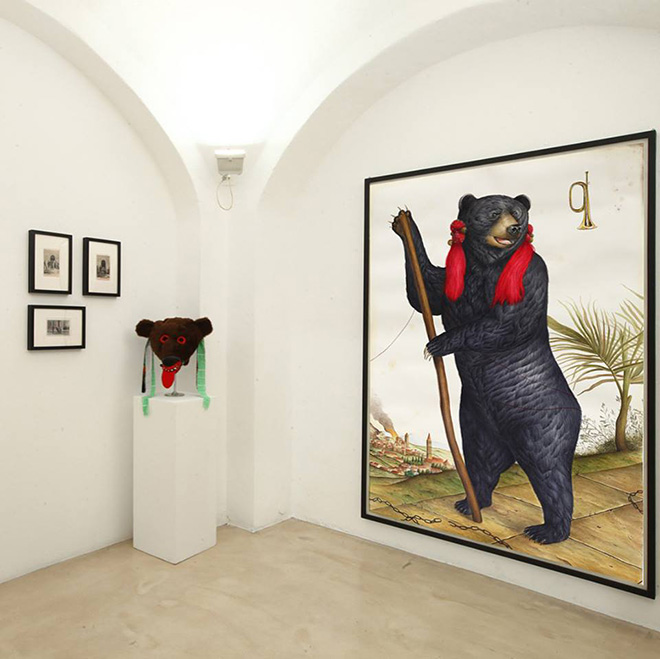 El Gato Chimney - Eterno Ritorno, installation view, Antonio Colombo Arte Contemporanea, Milano