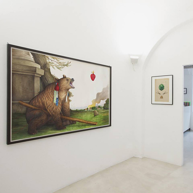 El Gato Chimney - Eterno Ritorno, installation view, Antonio Colombo Arte Contemporanea, Milano