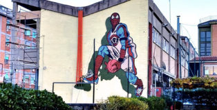 SOLO, Spider man - Casal Bernocchi (Roma) rinasce con l'arte urbana
