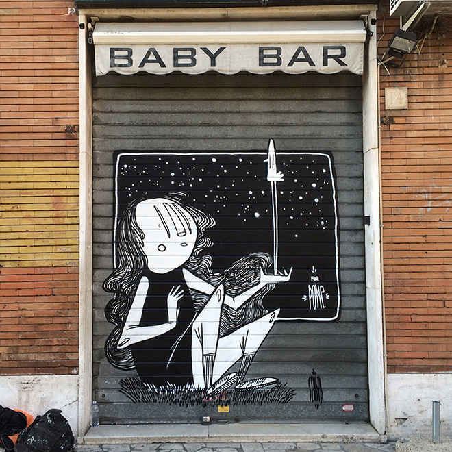 Alex Senna - Street art in Italia. Roma