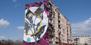 Fabio Petani - ‘O sciore cchiù felice, Parco dei Murales, Ponticelli, Napoli est Fabio Petani – ‘O sciore cchiù felice