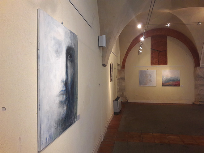 Daniele Bongiovanni - Exist, exhibition view, Palazzo Broletto, Pavia
