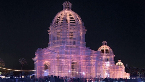 Edoardo Tresoldi - Etherea, site-specific installation, Coachella Valley Music and Arts Festival. photo credit: ©Roberto Conte Edoardo Tresoldi - Etherea, site-specific installation, Coachella Valley Music and Arts Festival. photo credit: ©Roberto Conte