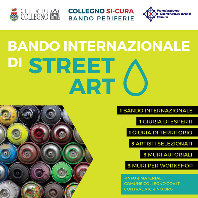 Collegno SI-CURA - International call for street artists Collegno SI-CURA - International call for street artists