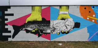 Riccardo Buonafede - Manufactory Project, Comacchio (FE), Italy, 2018 Manufactory Festival – Arte urbana a Comacchio