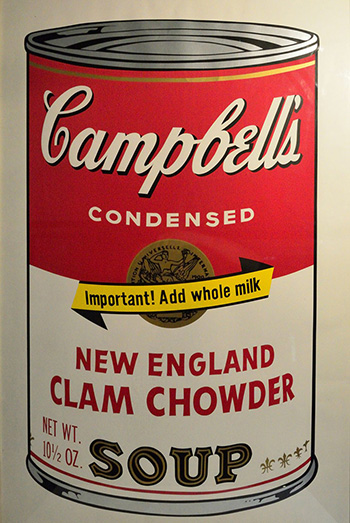 Andy Warhol - Campbell’s Soup, 1962