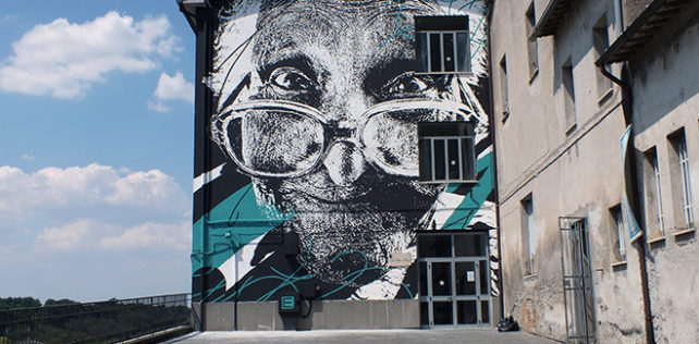 Daniel Eime - Mural for Urban Vision Festival, 2015, Acquapendente (VT), Italy Urban Vision Festival 2019 – Acquapendente