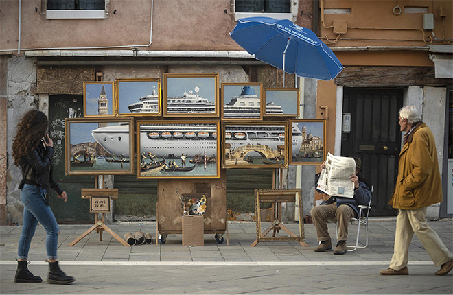 Banksy – Venezia: il pittore ambientalista e la critica alla Biennale
