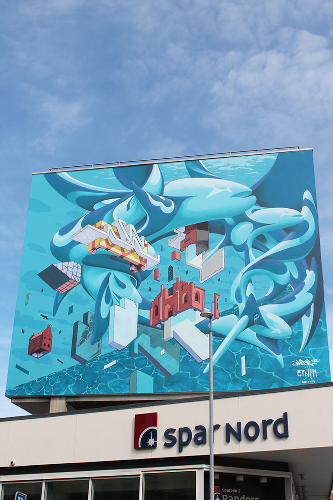 ETNIK + Made514 - Murale a Randers, Danimarca, 2019