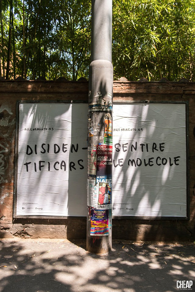 CHEAP + Santarcangelo festival + MACAO - La Street Poster Art (Slow & Gentle). photo credit: Michele Lapini