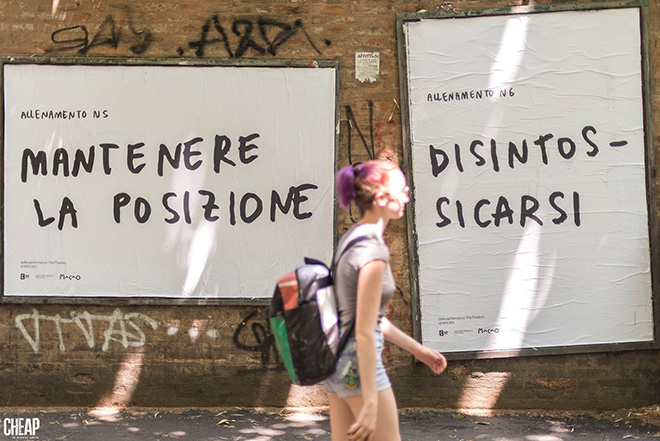 CHEAP + Santarcangelo Festival + MACAO – La Street Poster Art “Slow & Gentle”