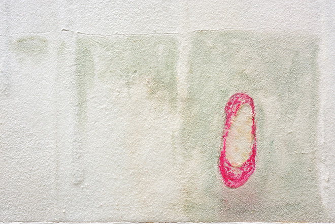 Pier Paolo Calzolari, Haïku [Scarpetta rosa], 2017 (dettaglio) Collezione privata Lisbona. Foto © Michele Alberto Sereni