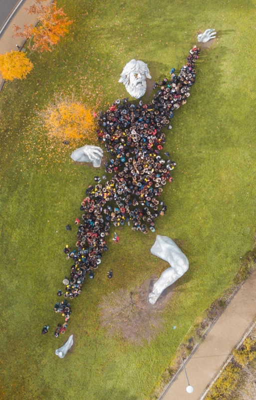 Bruno Sisti - Human Giant, Runner Up Abstract category, Drone Awards 2019