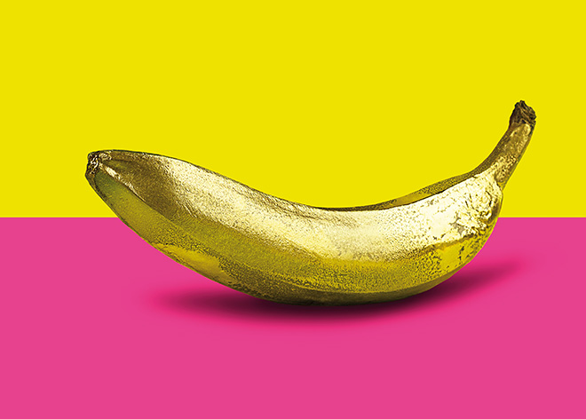 Monica Silva - Banana Golden Pop Art