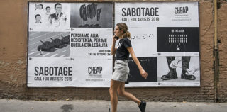 SABOTAGE - CHEAP street poster art: guerrilla semiologica a Bologna. photo credit: Michele Lapini SABOTAGE – CHEAP: guerrilla semiologica a Bologna