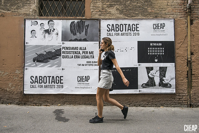 SABOTAGE – CHEAP: guerrilla semiologica a Bologna