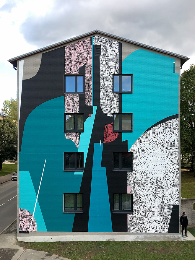 Seikon + Anastasia Papaleonida - Mural, Tartu (Estonia), 2019