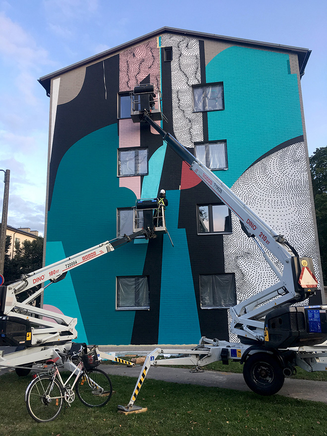 Seikon + Anastasia Papaleonida - Mural, Tartu (Estonia), 2019