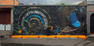Said Dokins + Mantrarea - Mural in San Juan Tlihuaca, Città del Messico, 2019. Said Dokins + Mantra – Ofrenda de los animéros