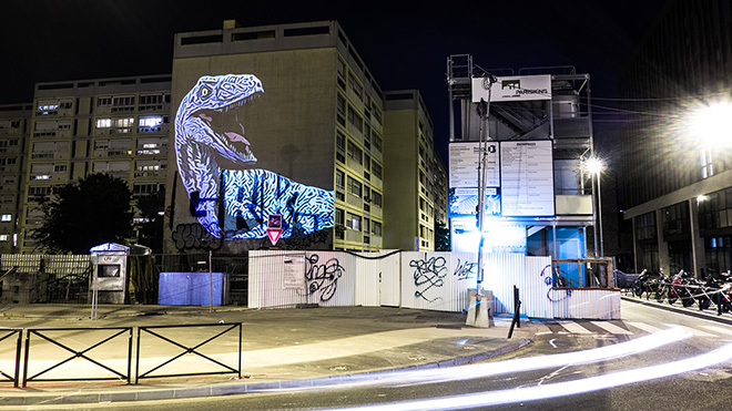 The Blue Raptor II - Julien NONNON, Prehistoric Safari, Paris, ©Julien NONNON