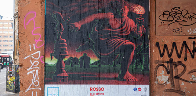 Premio Renner - CHEAP, Bacheche Indipendenti, Affissione, Bologna ROSSO – Premio Renner per il Contemporaneo