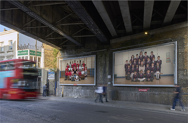 Steve McQueen Year 3 Project. A partnership between Tate, Artangel and A New Direction © Steve McQueen & Tate. Courtesy of Artangel. Billboard location: Coldharbour Lane, London Borough of Lambeth. Billboard photographed in situ by Theo Christelis