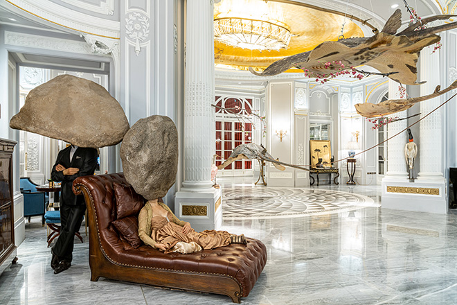 SUN YUAN & PENG YU - If I Died, exhibition views, The St. Regis Rome, 2020. Courtesy: the artist and GALLERIA CONTINUA Photo by: Ela Bialkowska, OKNO Studio.