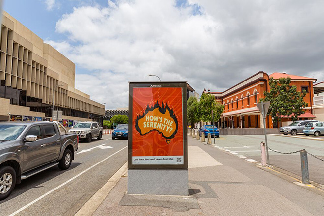 Bushfire Brandalism - Arte pubblica sovversiva in Australia
