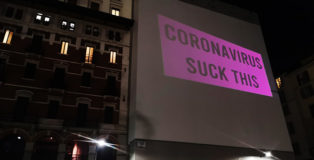 AMADAMA - Coronavirus Sucks, outdoor guerrilla video, Milan, 2020