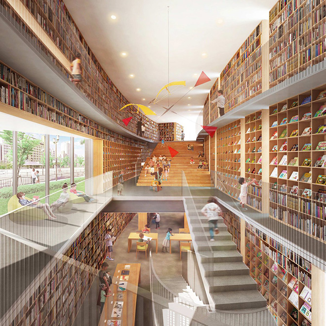 Tadao Ando - Nakanoshima Children’s Book Forest, Osaka, Japan