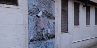 Biancoshock - CCTV, NUART 2020, Lock Down, Paste Up, Aberdeen NUART 2020 – Lock Down, Paste Up