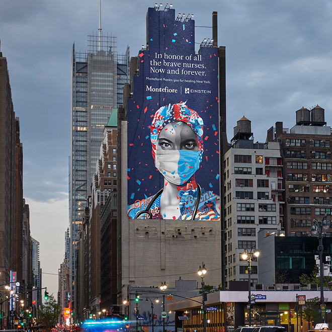 Tristan Eaton - Now & Forever, mural in Manhattan, New York, 2020