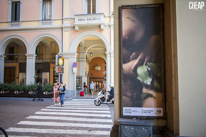 Claudia Pajewski Camilla Care - La lotta è FICA, Bologna, 2020. Un progetto di public art di CHEAP. photo credit: Michele Lapini