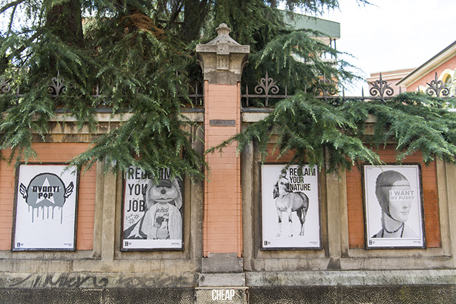CHEAP - RECLAIM call for artist, 2020, Bologna, street poster art. photo credit: Michele Lapini
